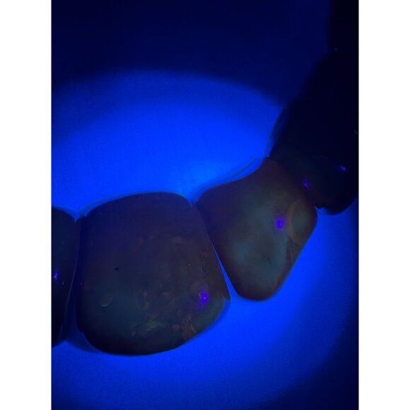 Vintage Collar Baltic Amber Beaded Statement Necklace Sterling Silver 925 Clasp - Picture 9 of 10